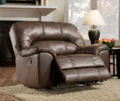 Stallion Brown Snuggle Up Recliner -DHP SHOP 810168898 3