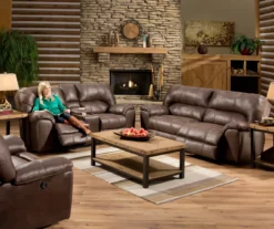 Stallion Brown Snuggle Up Recliner -DHP SHOP 810182518 810182519 810168898 1