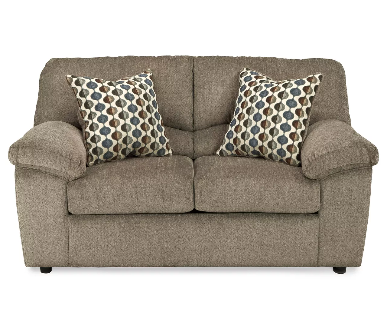 Pindall Brown Loveseat 1 Pindall Brown Loveseat