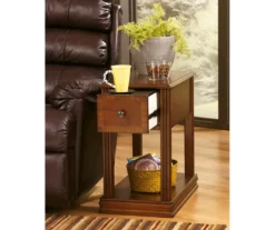 Breegin Brown End Table With Removable Tray -DHP SHOP 810363185 11