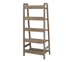 Margo Gray 5-Shelf Ladder Bookcase -DHP SHOP 810386286 A2