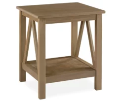 Rockford Rustic Gray End Table