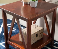 Rockford Antique Tobacco End Table -DHP SHOP 810389562 B8