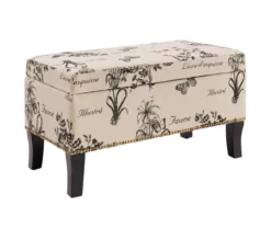 Claudia Botanical Storage Ottoman