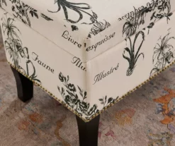 Claudia Botanical Storage Ottoman -DHP SHOP 810389625 B8