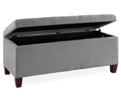 Erin Gray Padded Shoe Storage Ottoman -DHP SHOP 810389631 2