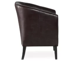 Spencer Faux Leather Club Armchair -DHP SHOP 810389641 3 1