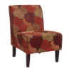 Hannah Harvest Marigold Armless Accent Chair