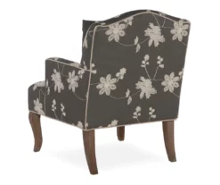 Gray Floral Bergere Armchair -DHP SHOP 810389649 2 1