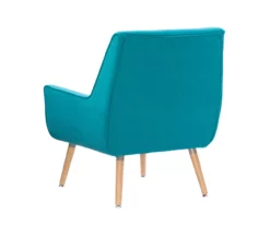 Sara Blue Flannel Mid-Century Accent Chair -DHP SHOP 810389652 A0 4