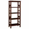 Rockford Antique Tobacco 4-Shelf Bookcase