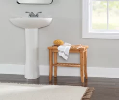 18" Pierce Bamboo Bathroom Stool -DHP SHOP 810389685 B0 1