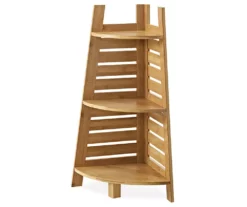 Pierce Bamboo 3-Tier Corner Shelf