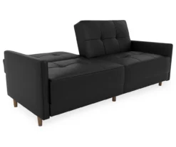 Ameriwood Avianna Faux Leather Coil Futon -DHP SHOP 810405140 6