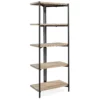 Charter Oak 5-Shelf Bookcase