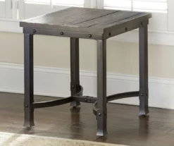 Ambrose Rustic Charcoal End Table -DHP SHOP 810422849 1