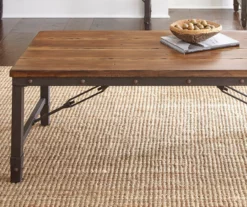 Ashford Wood & Metal Coffee Table -DHP SHOP 810422850 1