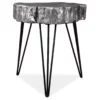 Dellman Silver Accent Table