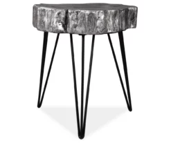 Dellman Silver Accent Table