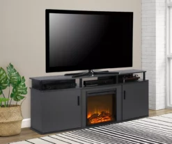 63" Gray Electric Fireplace Console -DHP SHOP 810434050 1