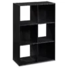 Black Oak 6-Cube Storage Organizer