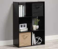 Black Oak 6-Cube Storage Organizer -DHP SHOP 810435811 7