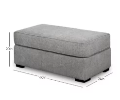 Naples Gray Ottoman -DHP SHOP 810451017 9
