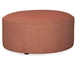 Almanza Henna Red Oversize Accent Ottoman