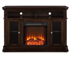 DHP SHOP 26 47" Northwoods Espresso Electric Fireplace Console
