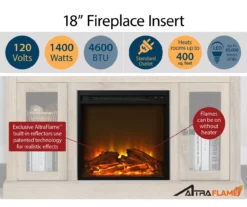 47" Grandcastle Espresso Electric Fireplace Console -DHP SHOP 810464966 A0 4