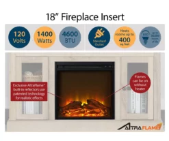 Ameriwood 47" Grandcastle Electric Fireplace Console 16 Ameriwood 47" Grandcastle Electric Fireplace Console -DHP SHOP 810464998 4