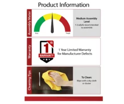 Ameriwood 47" Grandcastle Electric Fireplace Console 17 Ameriwood 47" Grandcastle Electric Fireplace Console -DHP SHOP 810464998 6