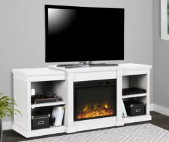 65" Wilton White Electric Fireplace Console -DHP SHOP 810464999 1