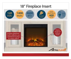 Ameriwood 47" Grandcastle Electric Fireplace Console 19 Ameriwood 47" Grandcastle Electric Fireplace Console -DHP SHOP 810465005 4