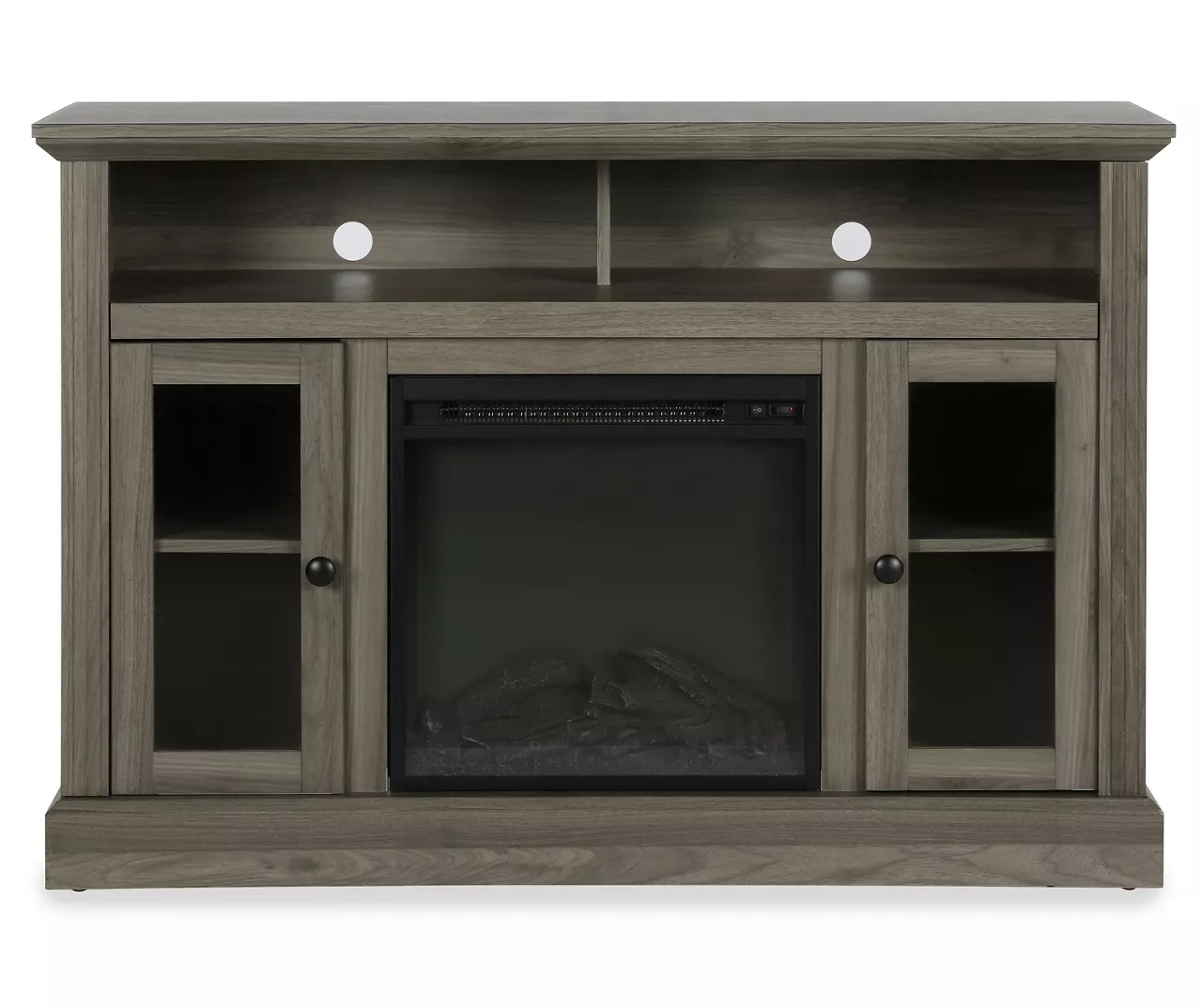 47" Grandcastle Rustic Gray Electric Fireplace Console 1 47" Grandcastle Rustic Gray Electric Fireplace Console