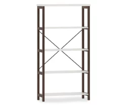 Farmhouse 5-Tier Bookshelf 5 Farmhouse 5-Tier Bookshelf -DHP SHOP 810465179 3