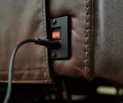 Wellsley Leather Power Reclining Console Loveseat -DHP SHOP 810469258 810469259 1 2 1