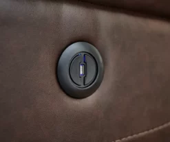 Wellsley Leather Power Reclining Console Loveseat -DHP SHOP 810469258 810469259 2 2 1