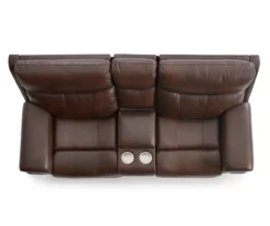 Wellsley Leather Power Reclining Console Loveseat -DHP SHOP 810469259 7