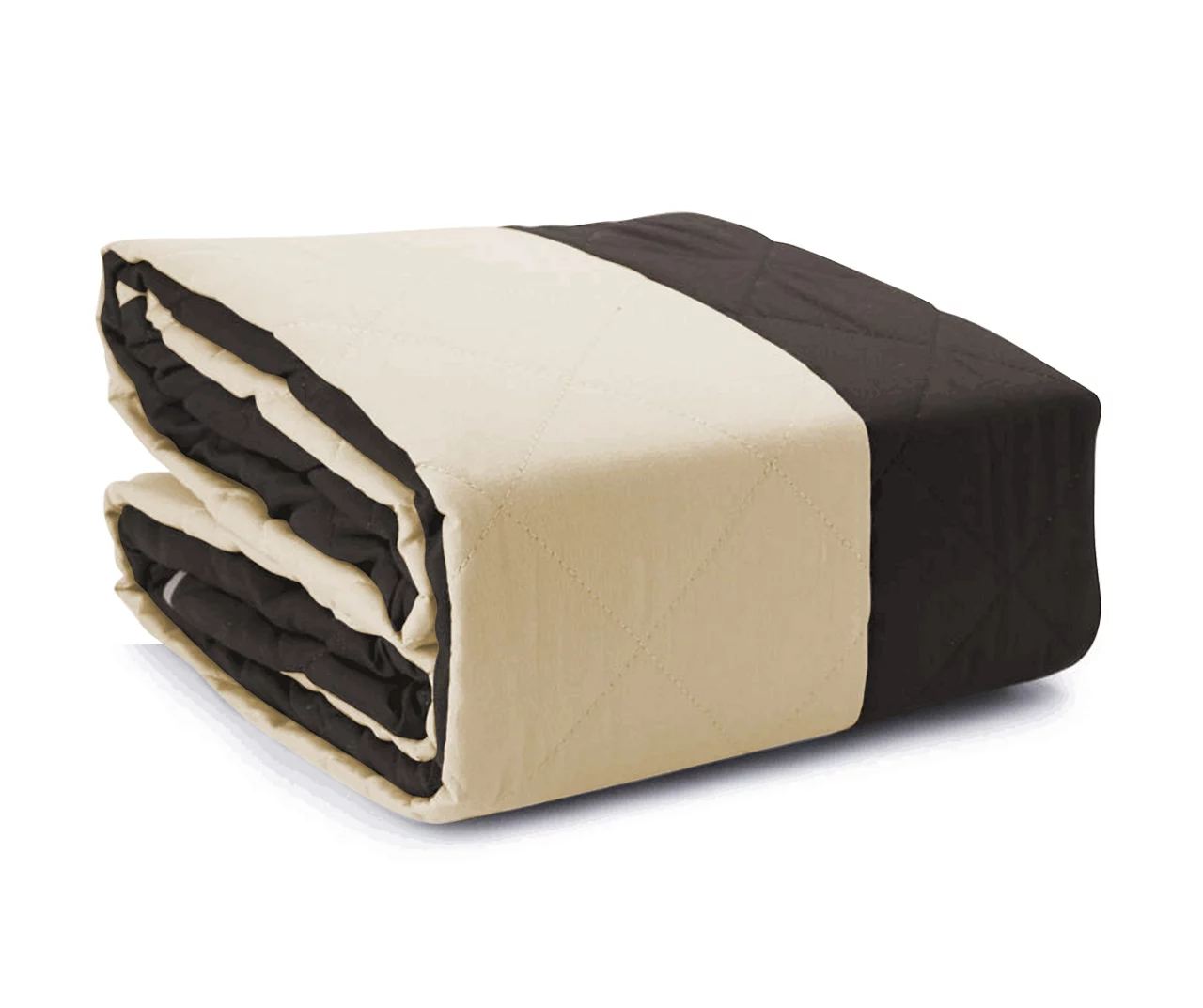 Chocolate & Taupe Microfiber Reversible Sofa Furniture Protector 2 Chocolate & Taupe Microfiber Reversible Sofa Furniture Protector - Image 2