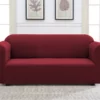 Wine Red Sofa Slipcover