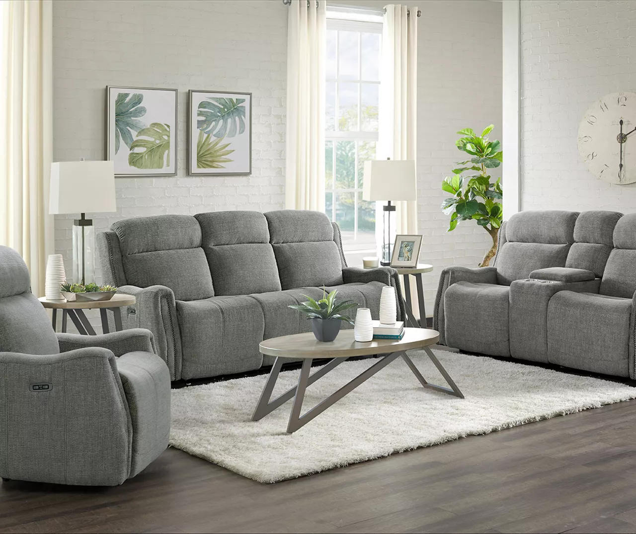 Mason Power Reclining Console Loveseat 9 Mason Power Reclining Console Loveseat - Image 9