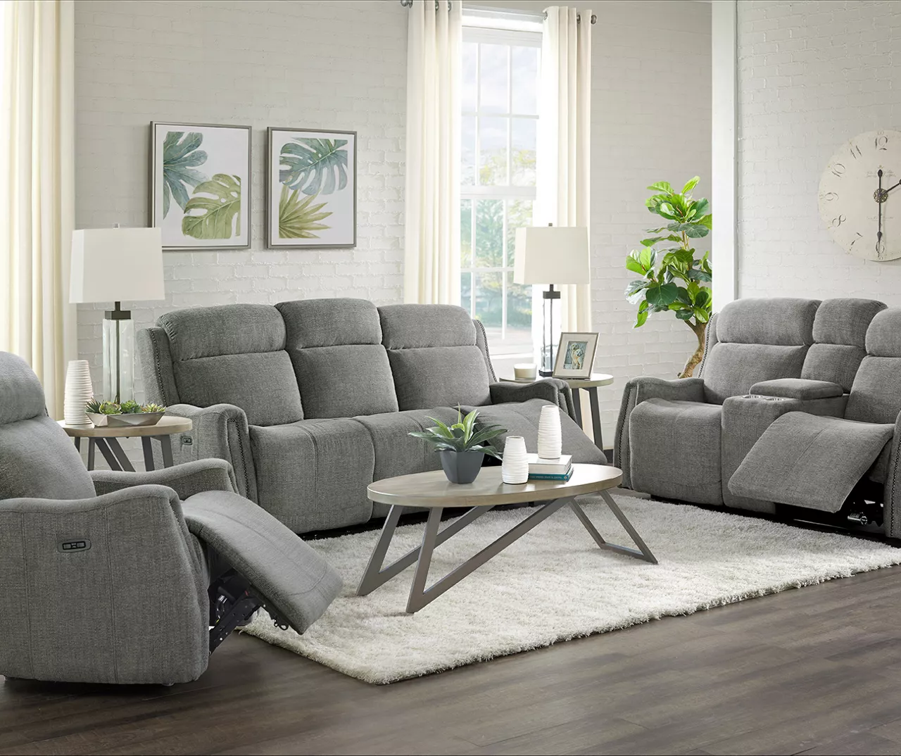 Mason Power Reclining Console Loveseat 10 Mason Power Reclining Console Loveseat - Image 10