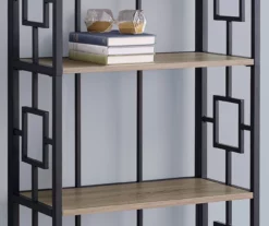 Dark Taupe Square 4-Shelf Open Bookcase -DHP SHOP 810512901 4