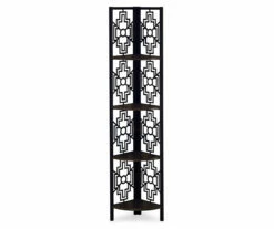 Monarch Geometric 4-Shelf Corner Bookcase -DHP SHOP 810512946 2