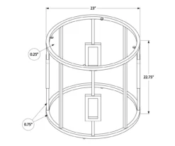 Silver Greek Key End Table 7 Silver Greek Key End Table -DHP SHOP 810512997 3