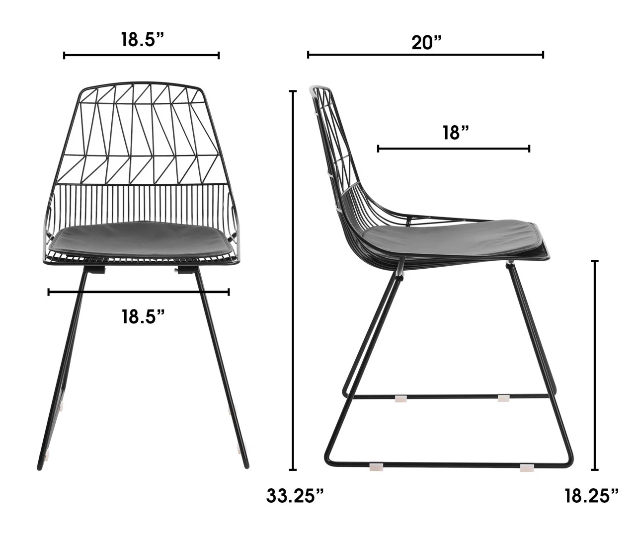 Vivi Metal Dining Chairs, 2-Pack 20 Vivi Metal Dining Chairs, 2-Pack - Image 20
