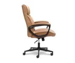 Hannah Beige Microfiber Office Chair 35 Hannah Beige Microfiber Office Chair -DHP SHOP 810513511 12 1