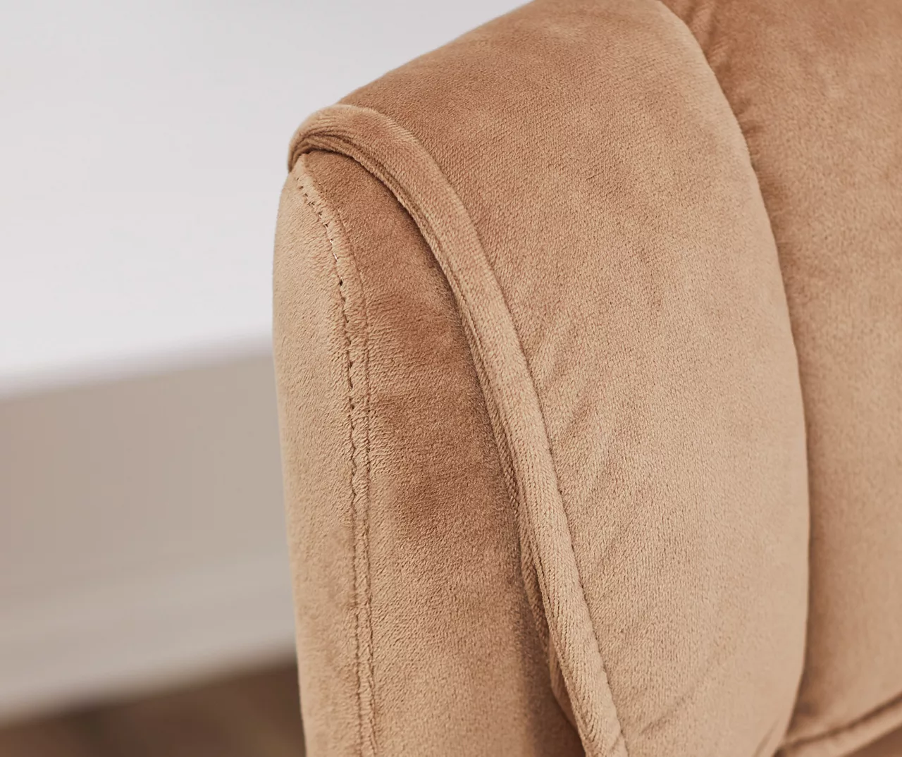 Hannah Beige Microfiber Office Chair 3 Hannah Beige Microfiber Office Chair - Image 3