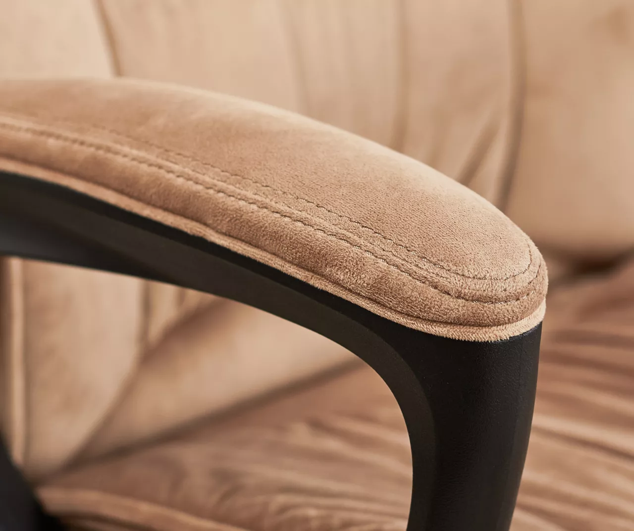 Hannah Beige Microfiber Office Chair 13 Hannah Beige Microfiber Office Chair - Image 13